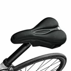 RockBros Bike Saddle Silicone Gel Soft Cycling Bicycle Saddle with Rain Cover