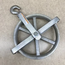 Peerless 5-00-053195- Well Wheel Pulley Block, Fibrous Rope, 1,000 Lb Max Load