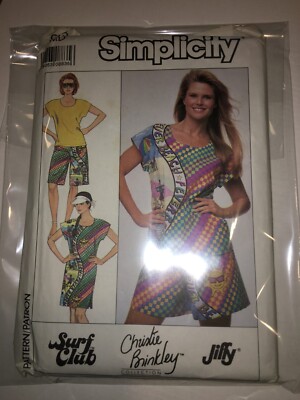 WOMEN UNCUT SIMPLICITY 9137 SEWING PATTERN TOP SHIRT SHORTS DRESS SIZE M 14 16