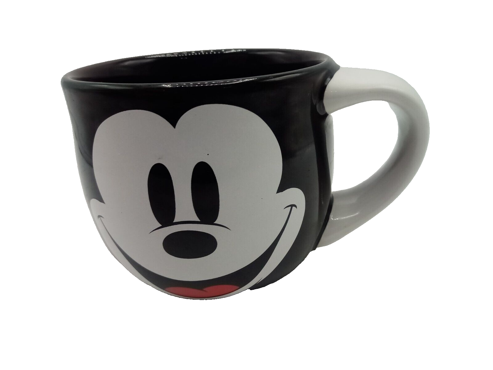 Disney Store Exclusive Mickey Mouse Face Large Handle Coffee Mug
