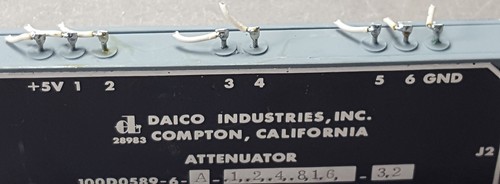 Lote de 3 ATENUADORES DAICO INDUSTRIES 100D0589-6-A-.1,.2,4,8,1.6-3.2 REV K - Imagen 6 de 12