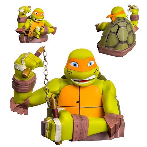 アメコミ Teenage Mutant Ninja Turtles coin bank Teenage Mutant Ninja Turtles Leonardo 7 Tin Coin Bank Tin