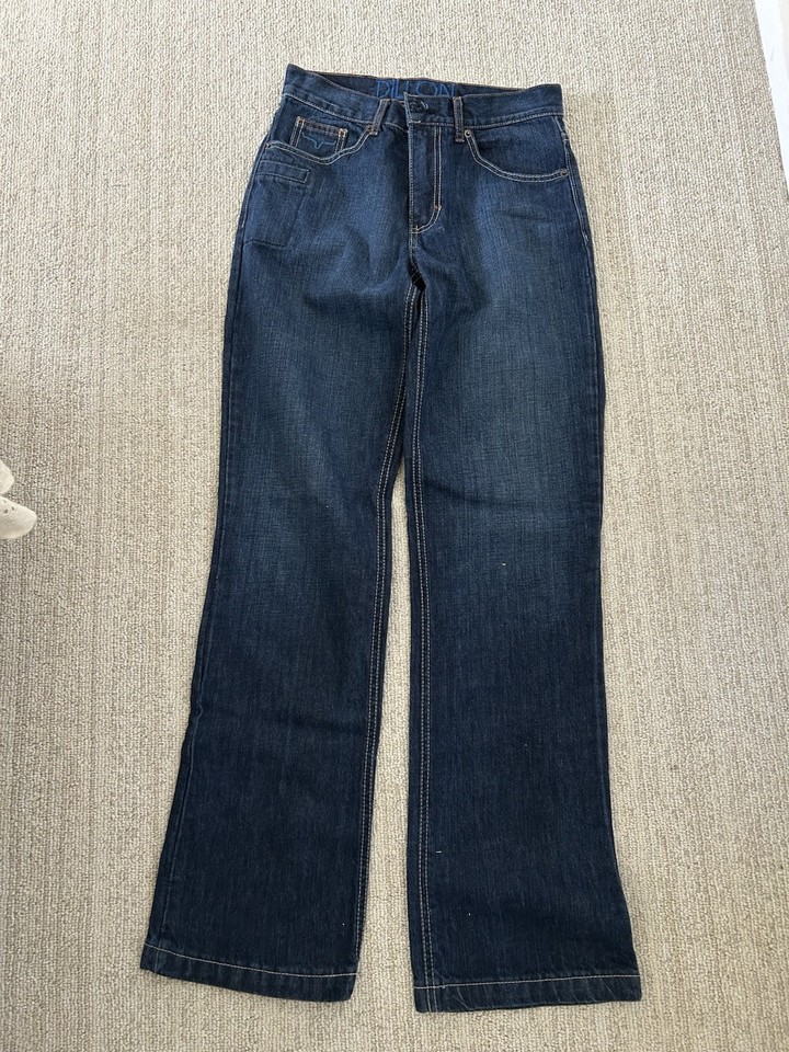 Kimes Ranch Men's Jeans Blue Denim Medium Wash Made in USA Logo | eBay