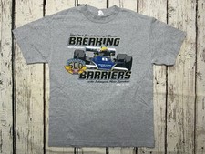 Breaking Barriers Indianapolis 500 Indy 100th Anniversary 2011 T-Shirt - Sz L