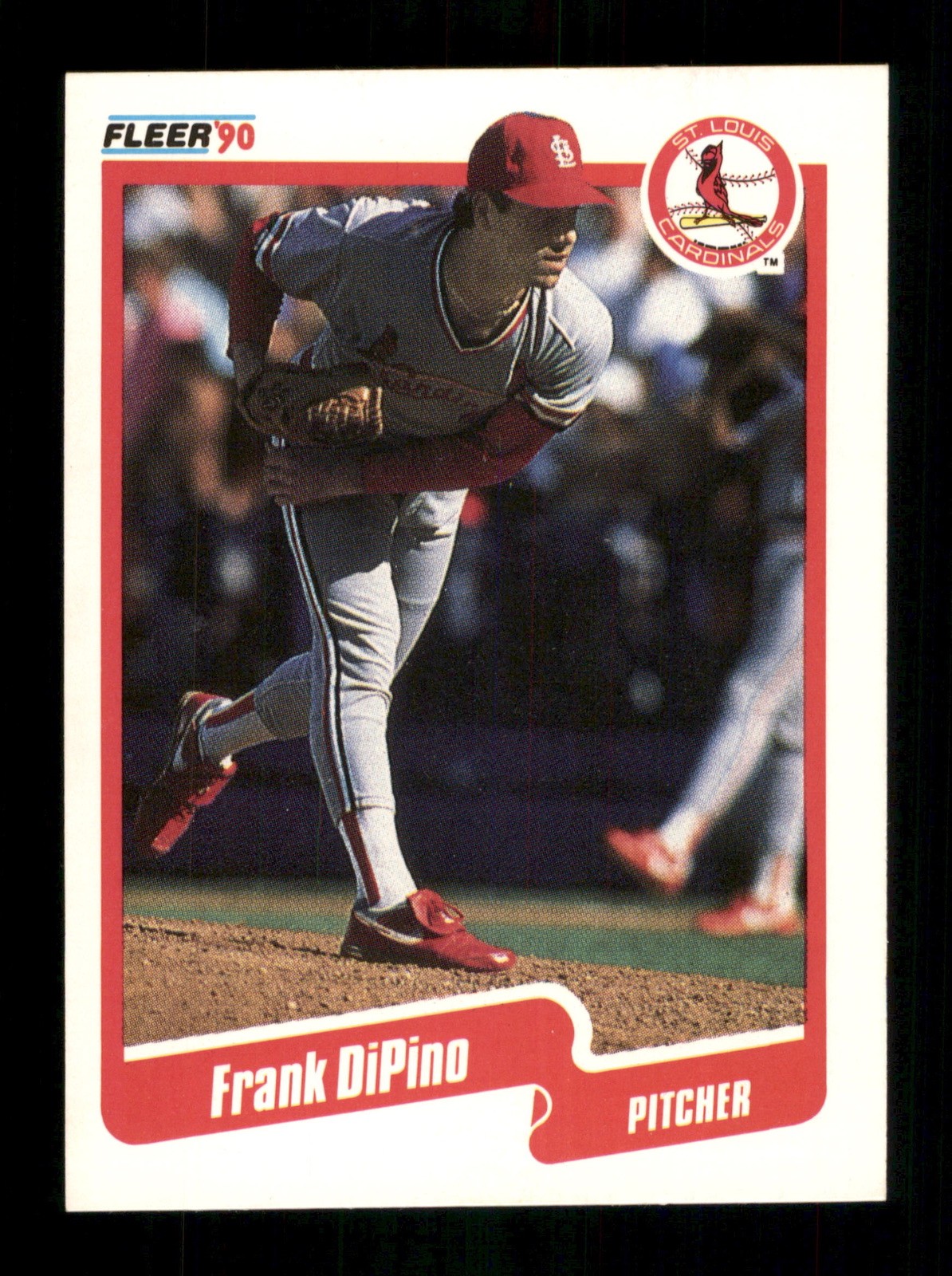 249 Frank Dipino  Cardinals 1990 Fleer Baseball Sports Trading Card