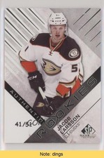 2016-17 SP Game Used Authentic Rookies 41/51 Jacob Larsson #114 READ 4p5