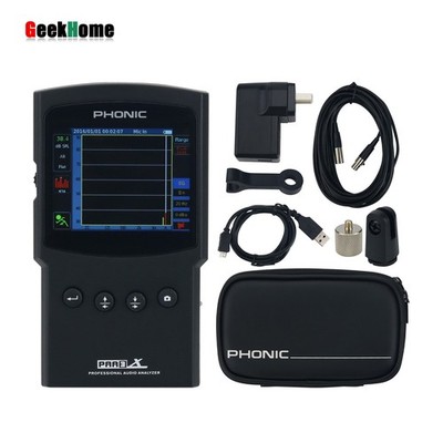 PHONIC PAA3X High Precision Handheld Audio Spectrum Analyzer Support Screenshot