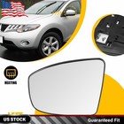 Rearview Left Side Heated Mirror Glass w/ Backing For 2009-2014 Nissan Murano