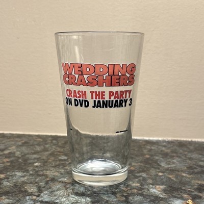 SUPER RARE Wedding Crashers Crash the Party DVD Release Promotional Clear Glass