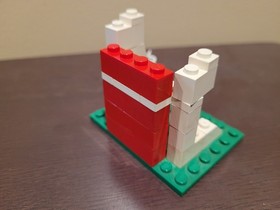 LEGO Castle: 6035 Castle Guard House, Guard, and Knight - Incomplete