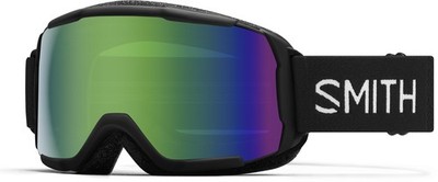 SMITH Skibrille Snowboard brille GROM Schneebrille 2026 black/green sol-x mirror