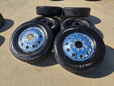 17 Dodge Ram 3500 Dually Oem Wheel Rim 2414 2415 Alcoa 8x165 Set Michelin