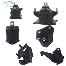 Set of 6 Engine Motor & Auto Transmission Mount Set For Honda Accord 03-07 2.4L