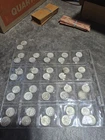 42  90% silver dimes, Roosevelt 42 total Circulated
