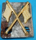 WW2 BRITISH ARMY SIGNALLER TRADE PROFICIENCY BRASS CAP BADGE WORLD WAR II