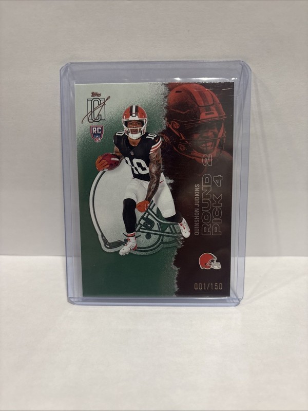 2025 Topps Signature Class QUINSHON JUDKINS Green 1/150  #115 RC FOP