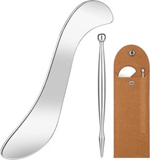 Stainless Steel Muscle Scraper Tool Acupressure Pen Kit, Body Gua Sha Tool for