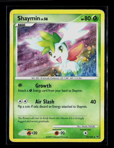 Pokemon 2013 Platinum Shaymin #15/127