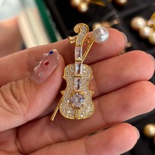 broochLuxury Flower Brooch Womens Pin Accesso...