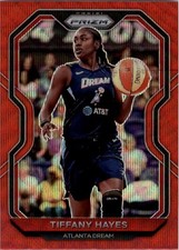 2021 Panini Prizm WNBA Prizms Ruby Wave #87 Tiffany Hayes - BSK