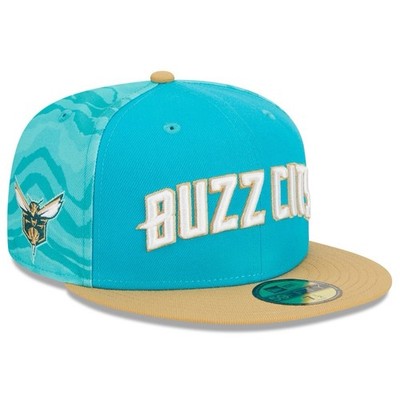 New Era 59FIFTY NBA Charlotte Hornets Fitted Hat Cap City Edition Men Size 7 1/2
