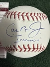 Cal Ripken Jr. HOF Baltimore Orioles Signed “IRONMAN” OML Baseball AUTO JSA COA