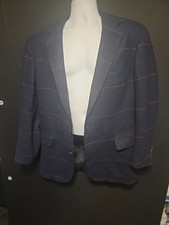 Vintage Polo University Club by Ralph Lauren Plaid Wool Blazer , Size 40