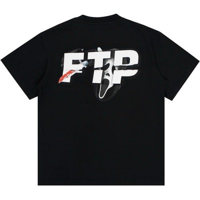 2XL FTP Ghost Face Logo Tee Black