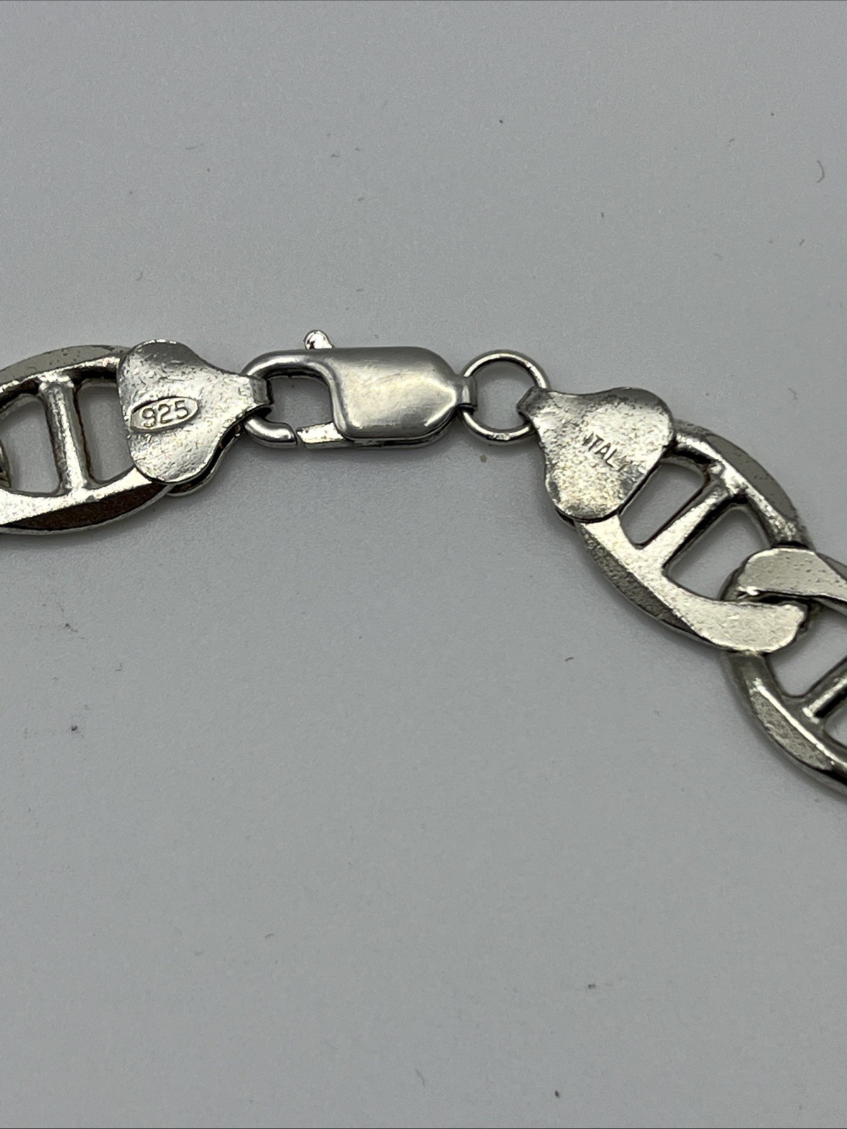 Solid Sterling Silver Gucci Link Chain Heavy-82.2… - image 3