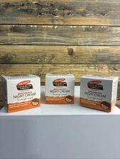 PALMER'S COCOA BUTTER FORMULA MOISTURE RICH NIGHT CREAM 2.7 OZ LOT OF 3