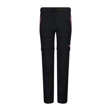 Cmp KID G Zip Off Pant Cmp Pantalon Camouflage Marron Rose