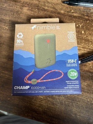 Nimble Champ Portable Charger Power Bank 10,000mAh