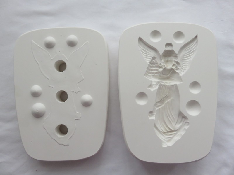 Vintage Seeley Doll Molds SC-230 Porcelain Angel Ornament 1989
