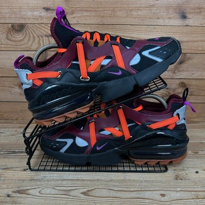 Nike Turnschuhe Herren Größe UK 10 Air Max Infinity Winter Schwarz Elektro Orange Schuhe