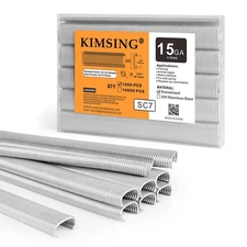 Kimsing Sc7 15 Gauge 3/4 Crown Galvanized C Ring Staples Crings Hog Rings Wire