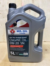 FULLY SYNTHETIC MR OIL  0W 20    Engine Oil - 5Ltr HIGH TECH FORMULA FOR MOTORS