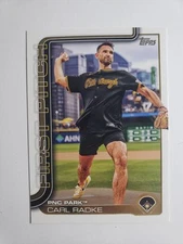 2025 Topps Series 1 Carl Radke First Pitch Celebrity #FP-6 Pirates