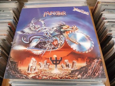 JUDAS PRIEST - PAINKILLER EUROPE ORIGINALE PRESSUNG 1990 HEAVY METAL CBS 4672901
