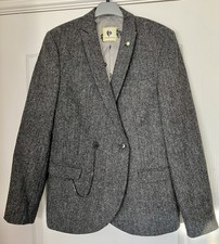 Noose & Monkey Moon Yorkshire Tweed Jacket 40R 100% Wool Single Vent