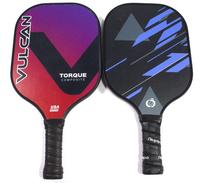(2) Composite Pickleball Paddle Beginner Vulcan and Niupipo
