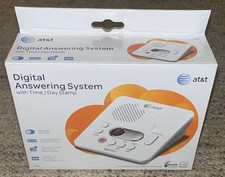 AT T 1740 Digital Answering System With Time and Day Stamp - White
