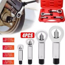 4pcs Nut Splitter Seized Damaged Broken Bolt Nuts Cutter Remover 9mm To 27mm