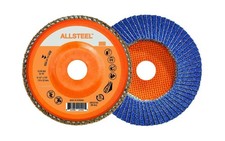 Walter 15W454 ALLSTEEL Flap Discs - [Pack of 10] 40 Grit, 4-1/2 in Abrasive D...