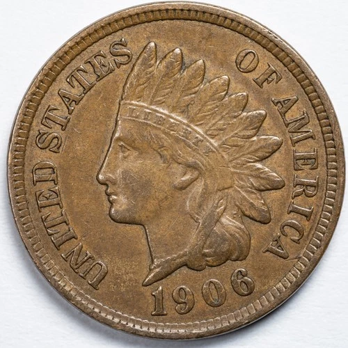 1906 Indian Head Penny Cent Extremely Fine (XF)