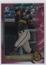 2022 Bowman Mega Box Fuchsia Mojo Refractor 44/199 Euribiel Angeles #BCP-32 18jt