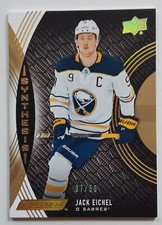 2018-19 UD Engrained Synthesis Grip Jack Eichel /50 Sabres Knights