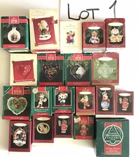 20 Various Christmas Ornaments Most Hallmark Keepsake New in Box Vintage-LOT #1