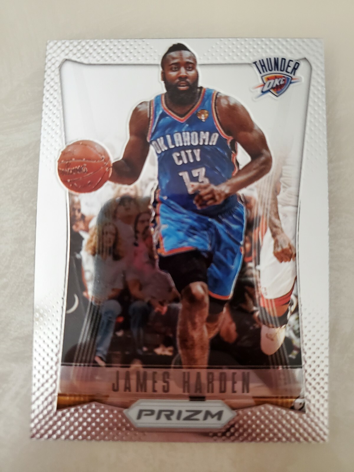 James Harden 2012-13 Panini Prizm #95 Base 1st Year Prizm Thunder QTY