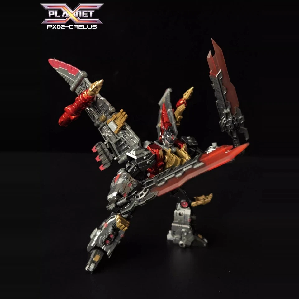 Planet X PX-02M CAELUS IDW Swoop Metallic Transformable toy Christmas gift - Image 3 of 4