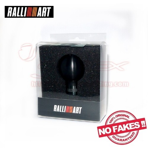 RALLIART Black Duracon Shift Knob 6MT for MITSUBISHI UNIVERSAL RA01203B64 - Picture 6 of 6